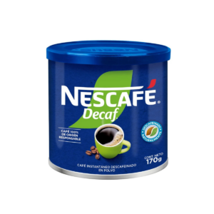 Café en polvo descafeinado tarro, 170gr